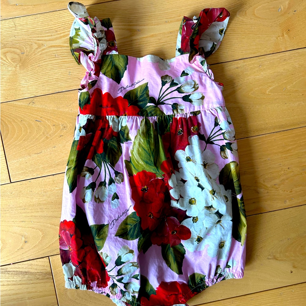 Dolce and gabbana baby romper- 18-24 months. Barely used. Like new.